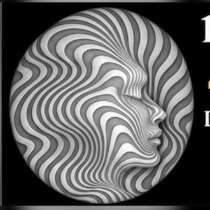 May include: A digital graphic featuring a circular icon with a grayscale profile of a face formed by swirling, wavy lines. To the right, the text reads 16-BIT 4K DEPTH MAP, followed by a download icon and the words DIGITAL DOWNLOAD on a black background.