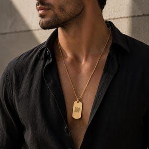 Collar con código QR personalizado, collar con mensaje de voz para escuchar escaneando el código, collar con canción personalizada de Spotify, placa de identificación para perro conmemorativa en audio.