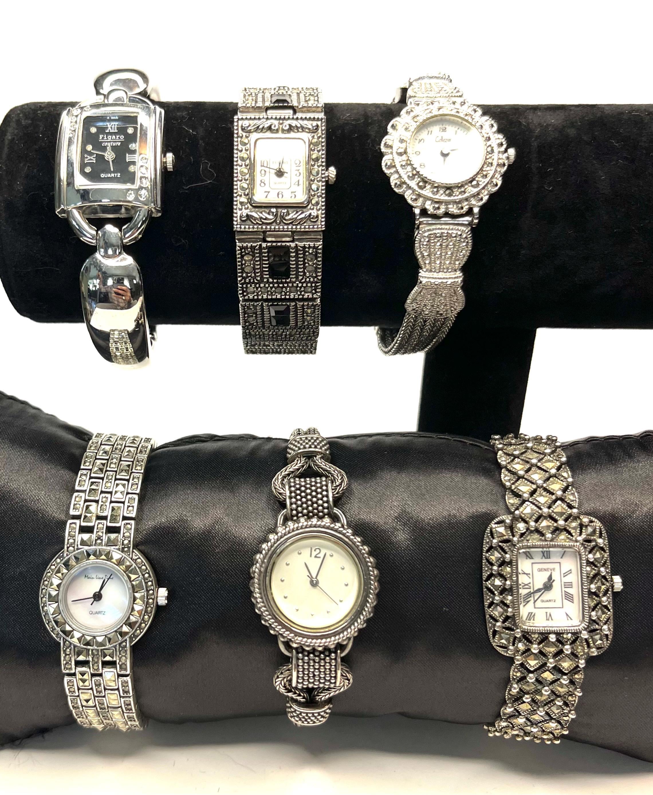 BRIGHTON “Costa Mesa” Wmns Watch Gold & Silver-Tone Round Face W/ Rhinestones This duo adds an elegant touch to your everyday look  main image 2