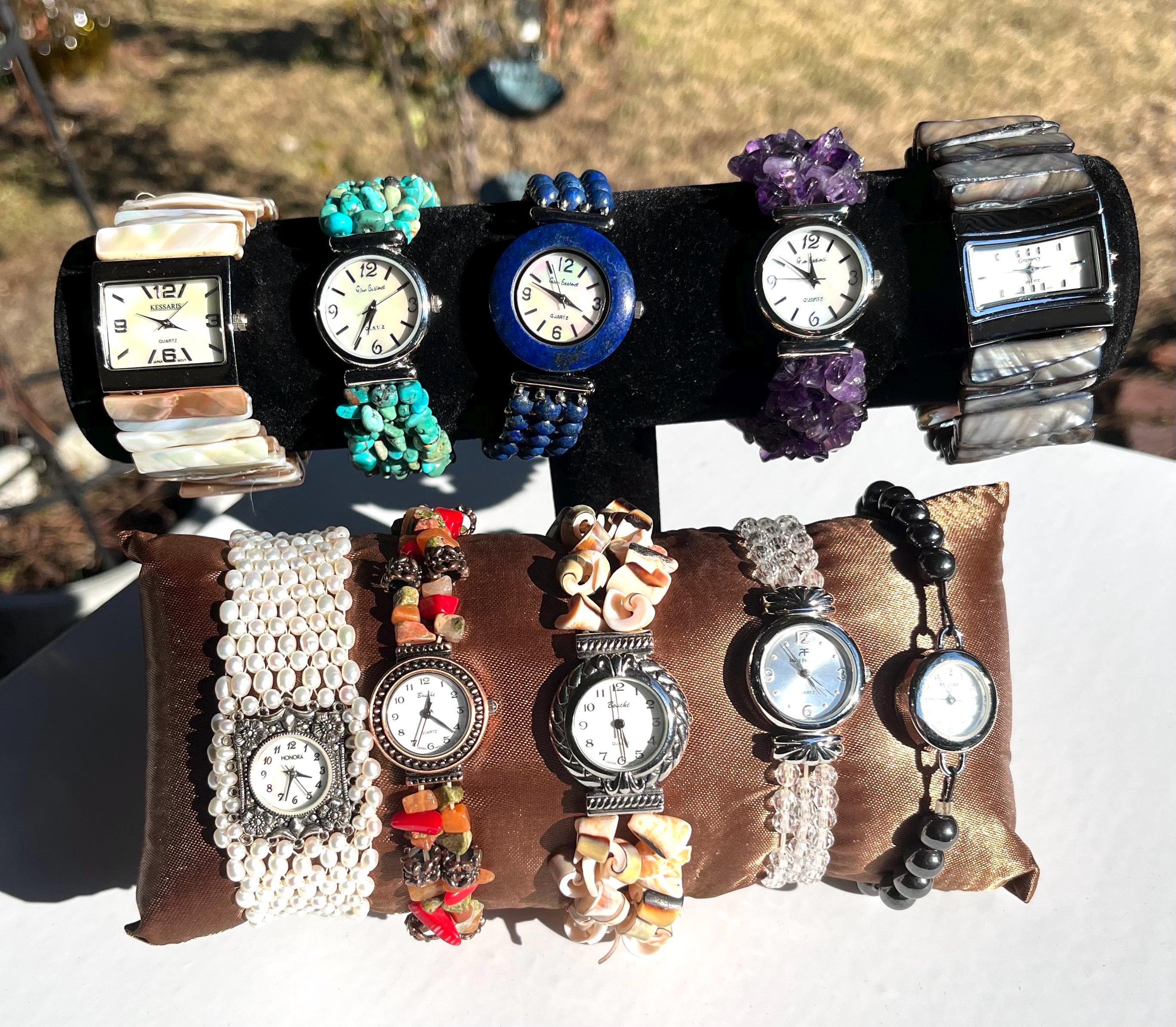 Abalone Wrist Watch Band - Etsy display picture 1