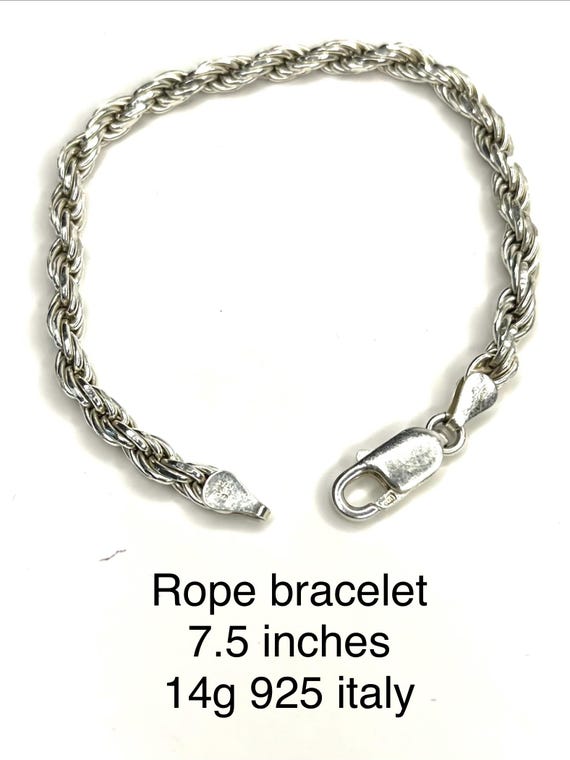Solid Silver Vintage Bracelets - image 17