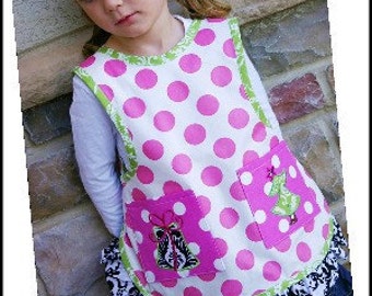 Nana's Child's NO-Tie Apron PDF Pattern Sizes 2-12yrs