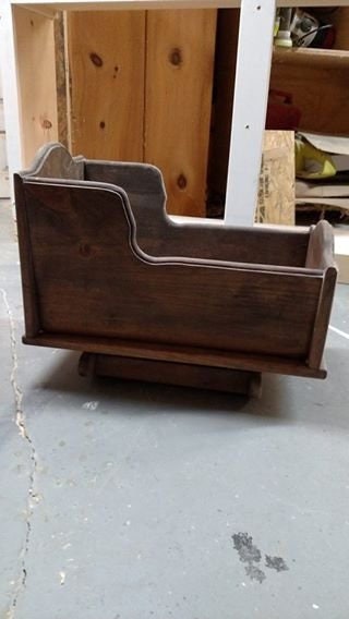 Small crib rocker/cradle for baby dolls Etsy