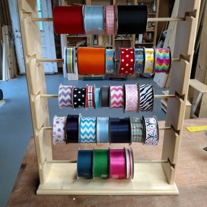 Ribbon Spool Rack Organizer for 4-5'' Spools - Etsy