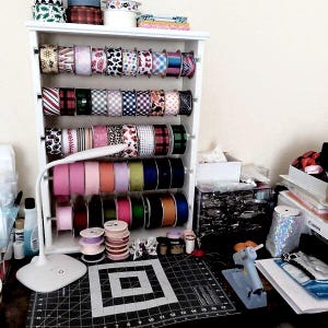 Ribbon Spool rack Free Shipping. Please read description