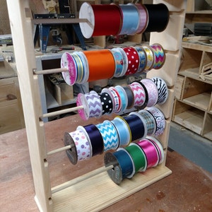 Ribbon Spool rack organizer for 4-5'' spools