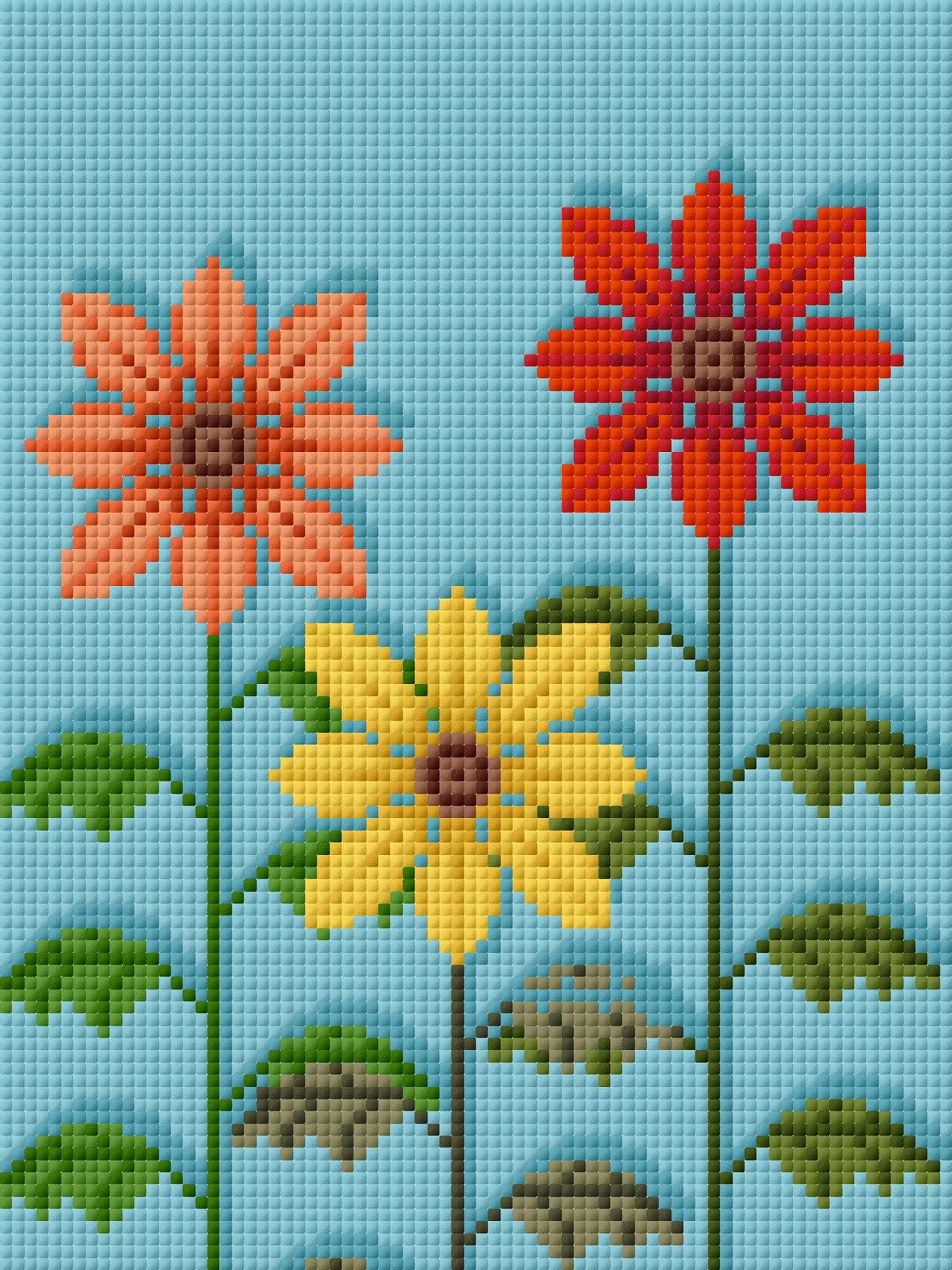 Sunflowers Needlepoint Pattern | Floral Design, 6x8 (PDF Pattern ...