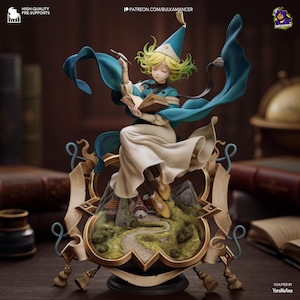 Häxhatt Atelier Coco-figur – Detaljerad animestaty, samlarbyggsats för fankonst