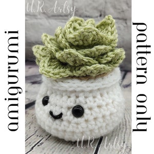 Amigurumi Succulent - Crochet Pattern Only