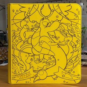 Pasta Pokémon Vault X com gravação a laser | Heróis Ascendidos | Dragonite EX 290/217