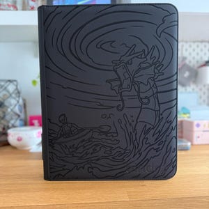 Laser Engraved Vault X Pokémon Binder | Neo Revelation | Shining Gyarados 65/64