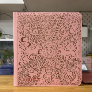 Laser Engraved Vault X Pokémon Binder | Complete Eevolution
