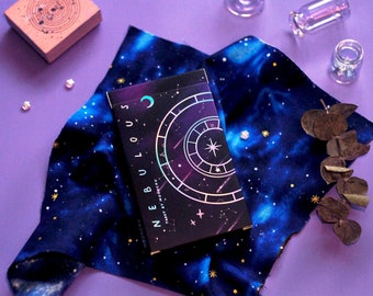 moonchu nebulous MAJOR ARCANA only tarot deck  | original art indie deck rider waite, holographic collectible cards
