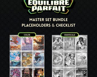 Cartes Placeholder Pokémon Equilibre Parfait Méga-Évolution – Set Complet & Master Set PDF Imprimable + Checklist