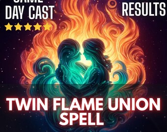 Twin Flame Union Spell Ritual – Soul Connection & Divine Reunion Energy Work, Spiritual Bond Alignment, 3 Day Casting, Photo Proof Included