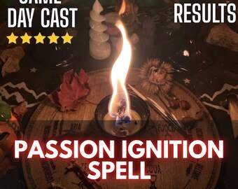Passion Ignition Spell Ritual – Romantic Desire & Chemistry Activation Energy Work, Emotional Fire Attraction Boost, 3 Day Casting,