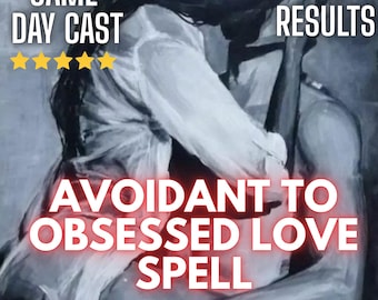 Avoidant to Obsessed Love Spell, Twin Flame Attraction Ritual, Romantic Magnetism Spell, Intense Love Energy Invocation