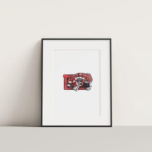 Retro videospel generation 3 Hoenn patronposter - Ruby (digital nedladdning)