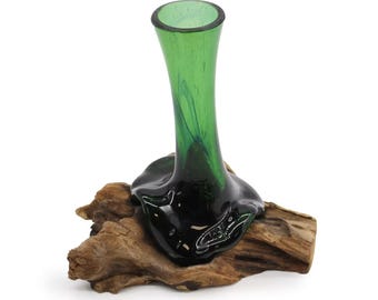 Handmade Wooden Flower Vase