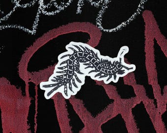 Centipede Sticker | LinoPrint Sticker