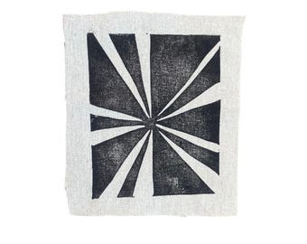 Abstract Punk Filler Patch | LinoPrint