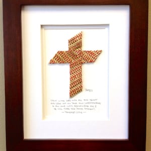 Baseball Seams Cross Artwork Baptism Confirmation First Communion Valentines Day Gift Dad Coach Husband Son Team Gift Idea image 2