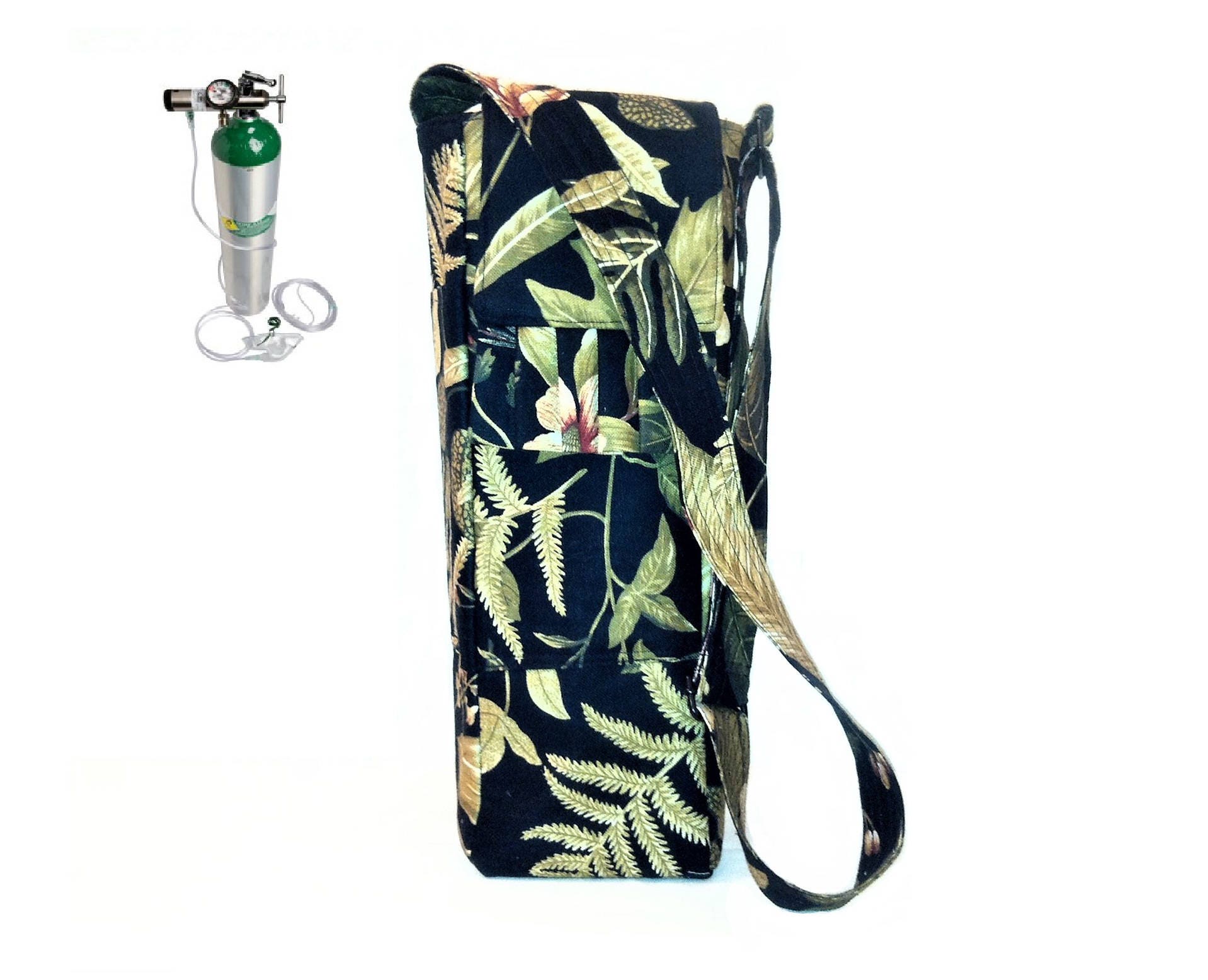 Oxygen Tank Bag a Handmade Designer Carrier Bag Fabric Etsy
