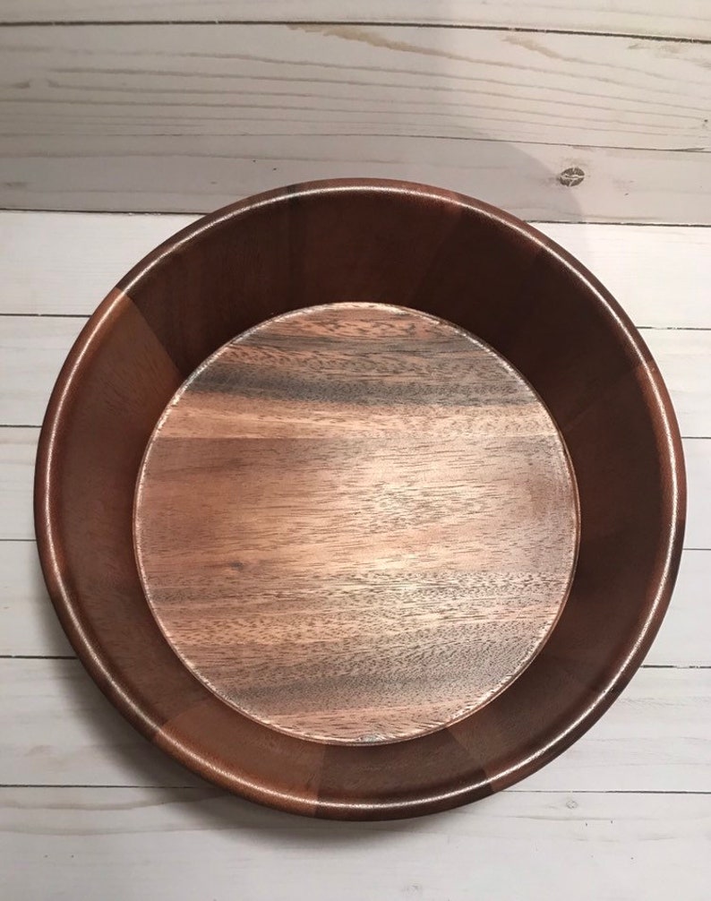 Personalized Wooden Bowl *Wedding Gift* *Christmas Gift* *Housewarming Gift*