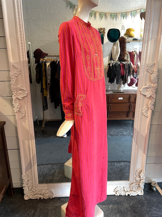 1970s Gonzalo Bauer dress, Girasol, cotton, cafta… - image 2