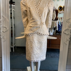 1990s ZANDRA RHODES suit| Sz S