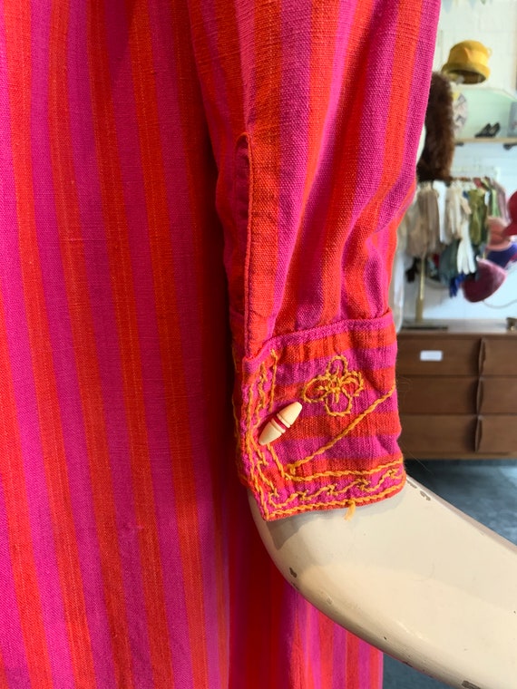 1970s Gonzalo Bauer dress, Girasol, cotton, cafta… - image 9