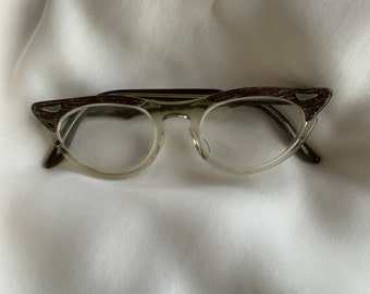 1950s cat eye baby glasses