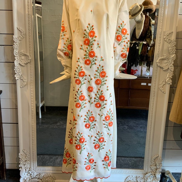 70s Boho Maxi Dress - Etsy