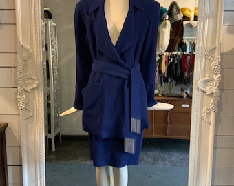 THIERRY MUGLER suit, 80s MUGLER suit| Sz S