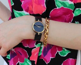 Gucci Vintage Classic 3300.2.L 18K Gold Plated Women's Watch - Etsy