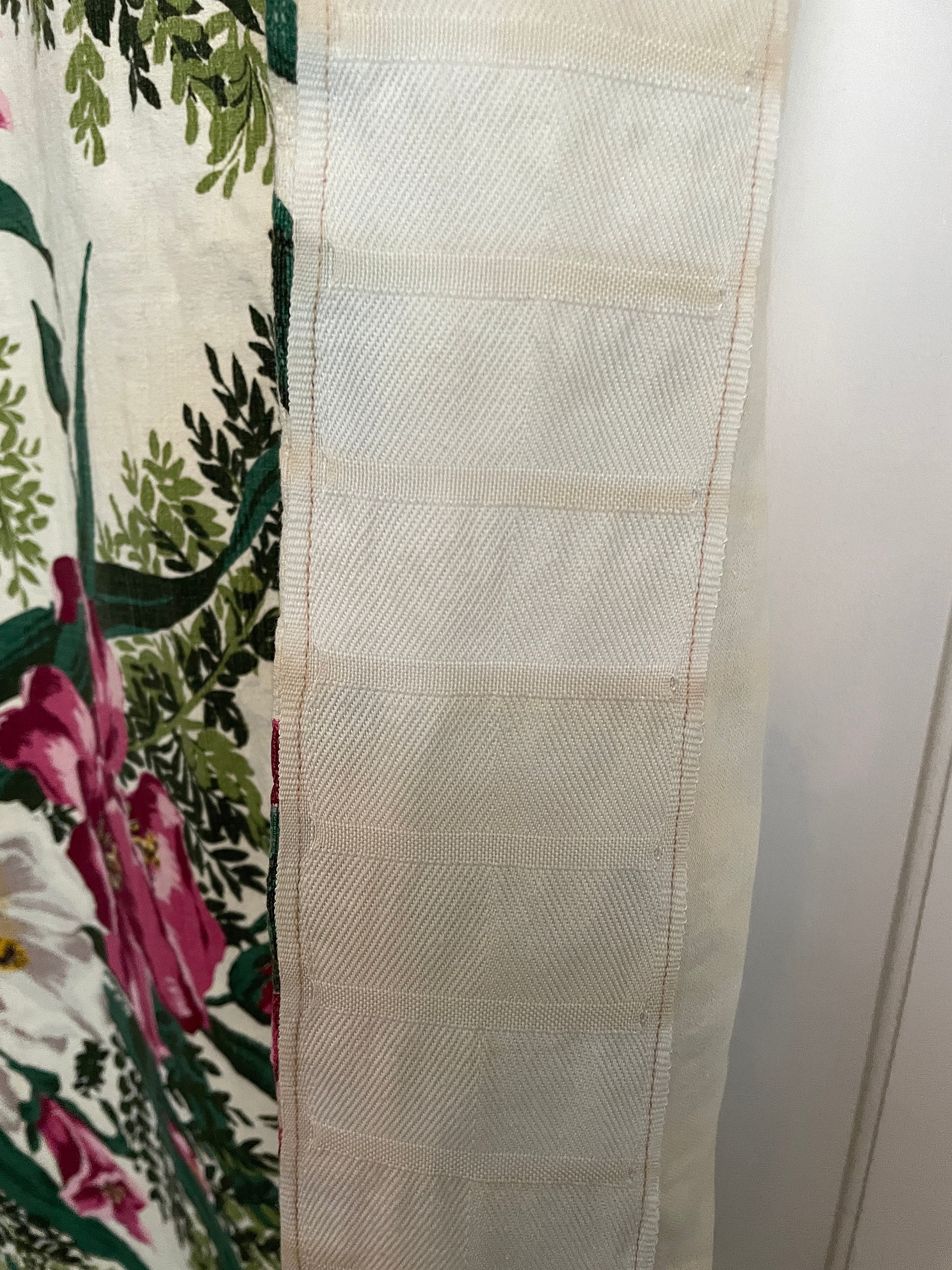 1940年代の花柄樹皮布ファブリックパネル - Etsy 日本