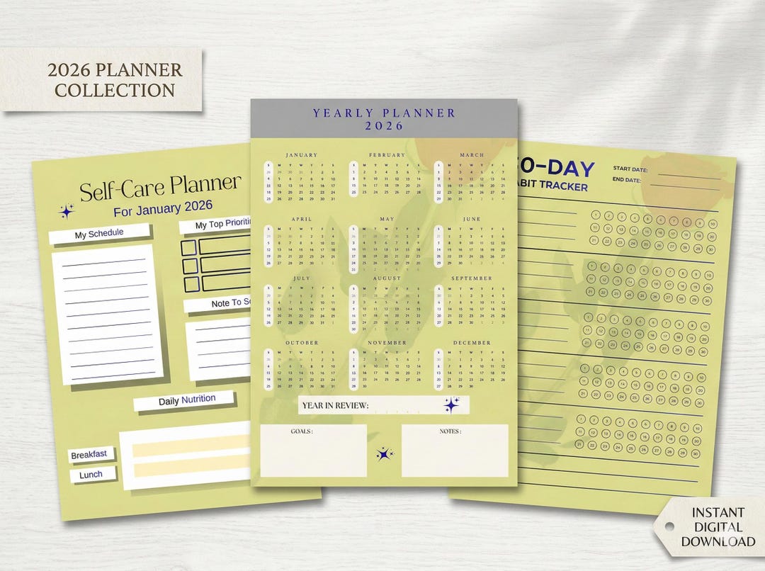 Habit Tracker 2026 Printable, Daily Routine Tracker Pdf, Simple Habit ...