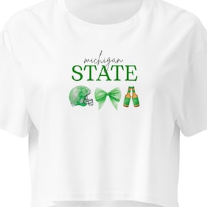 Michigan State MSU Dam Tailgate Beskuren T-shirt