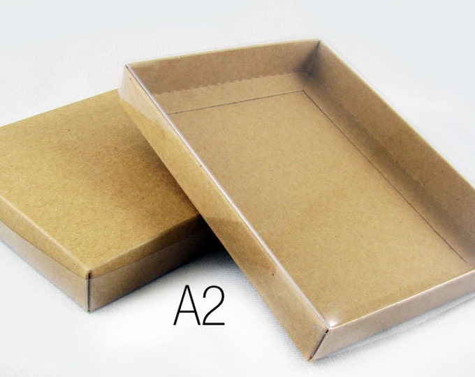25 Clear Greeting Card Boxes 7 1/8 X 1 X 7 1/16 Etsy