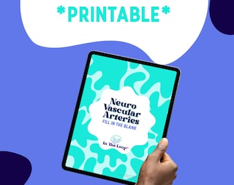 Hoja de trabajo descargable sobre neurovascular