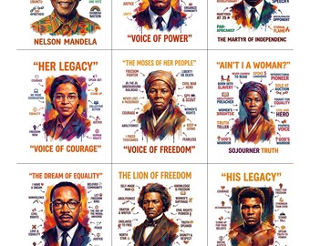 Black History Month bundel png, MLK dagen png, mensenrechten vrijheid png, Martin Luther King png, burgerrechtenleider png, zwarte geschiedenis SVG