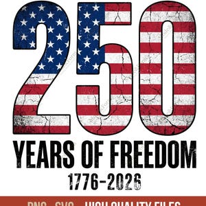 250 Years of Freedom T-Shirt, Patriotic Gift, American History, 1776-2026, Freedom Celebration, USA Flag Design, Anniversary Shirt