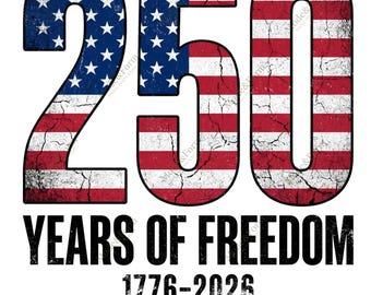 T-shirt 250 jaar vrijheid, patriottisch cadeau, Amerikaanse geschiedenis, 1776-2026, vrijheidsviering, ontwerp VS vlag, jubileumshirt
