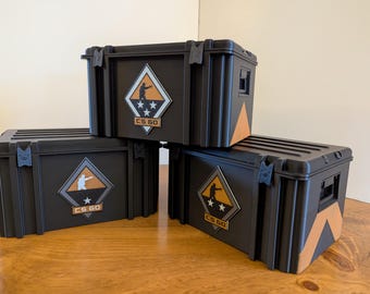 Custodia CS2 / CSGO / Counter-Strike - Replica della cassa di bottino dipinta