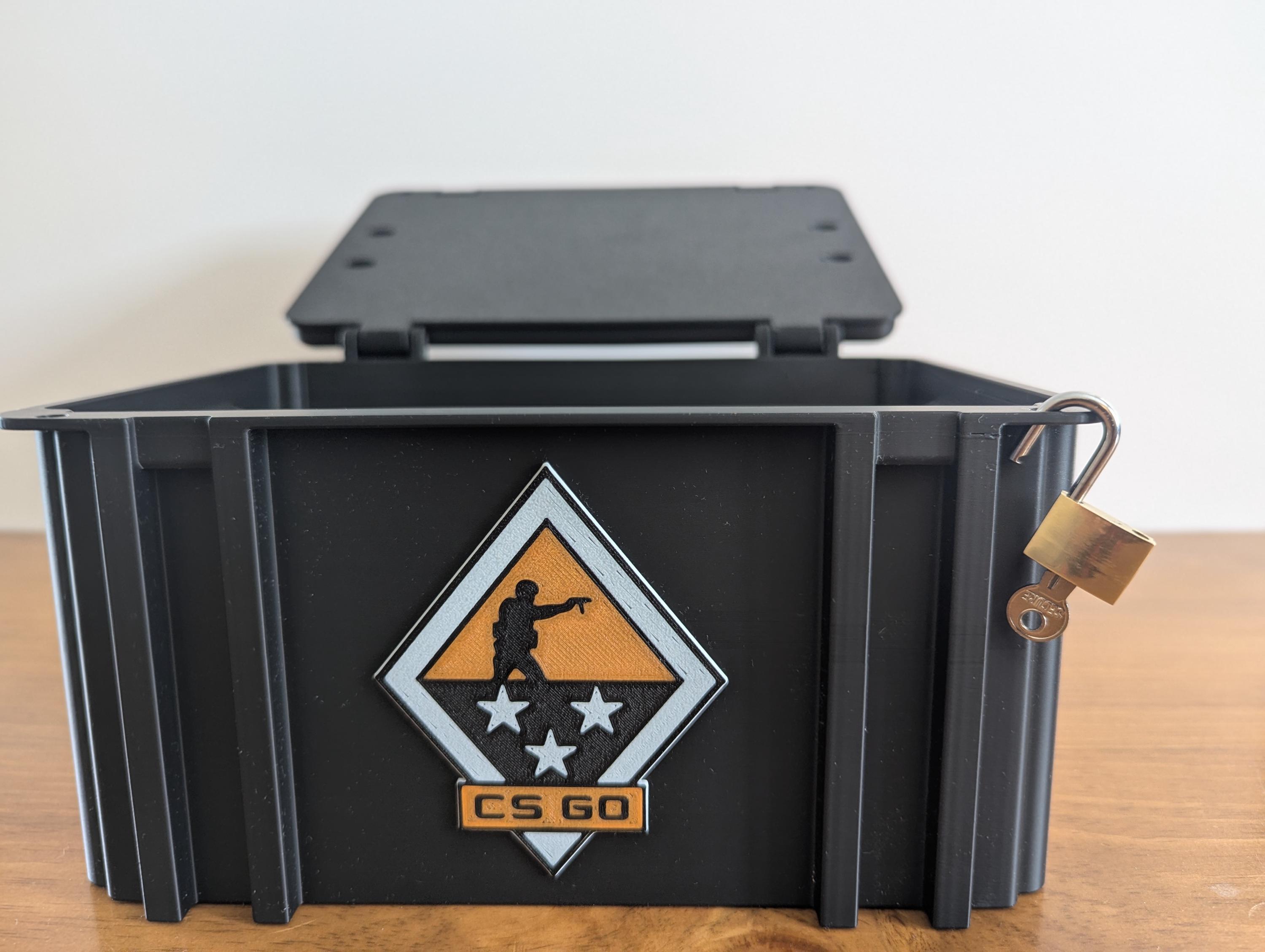 Estuche para CS2/CSGO/Counter-Strike: réplica de una caja de botín ...