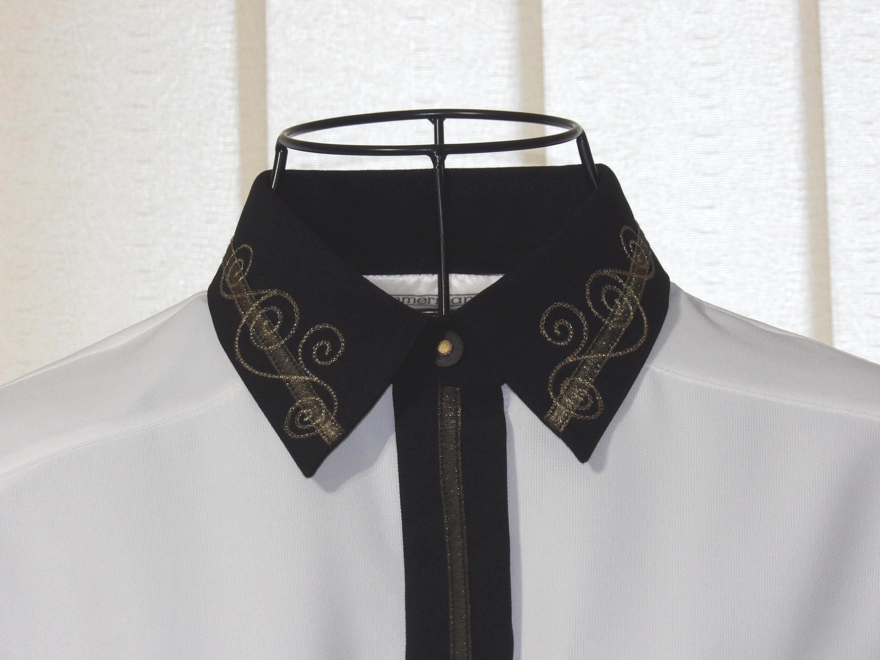 Chemisier Vintage Sommermann Taille 46 - Imprimé éléphants Bleu, Coton, Occasion Bon état