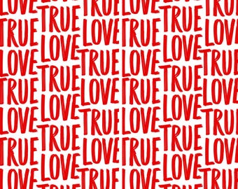 True Love Wrapping Paper | Romantic Valentine's Day Gift Wrap