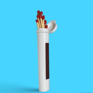 Waterproof Matches with Case and Striking Strips