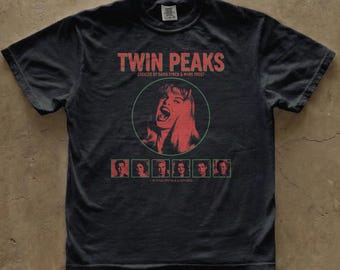T-shirt graphique Twin Peaks | David Lynch, série télévisée culte, Comfort Colors