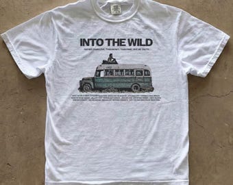 T-shirt graphique dans la nature | t-shirt vintage d'art de film d'aventure | Chemise unisexe Comfort Colors 1717